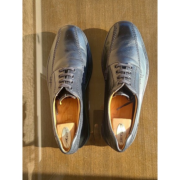 Clarks Colson Over Leather Oxfords Mens 10 Shoes Casual Comfort Support Preppy - Picture 5 of 10